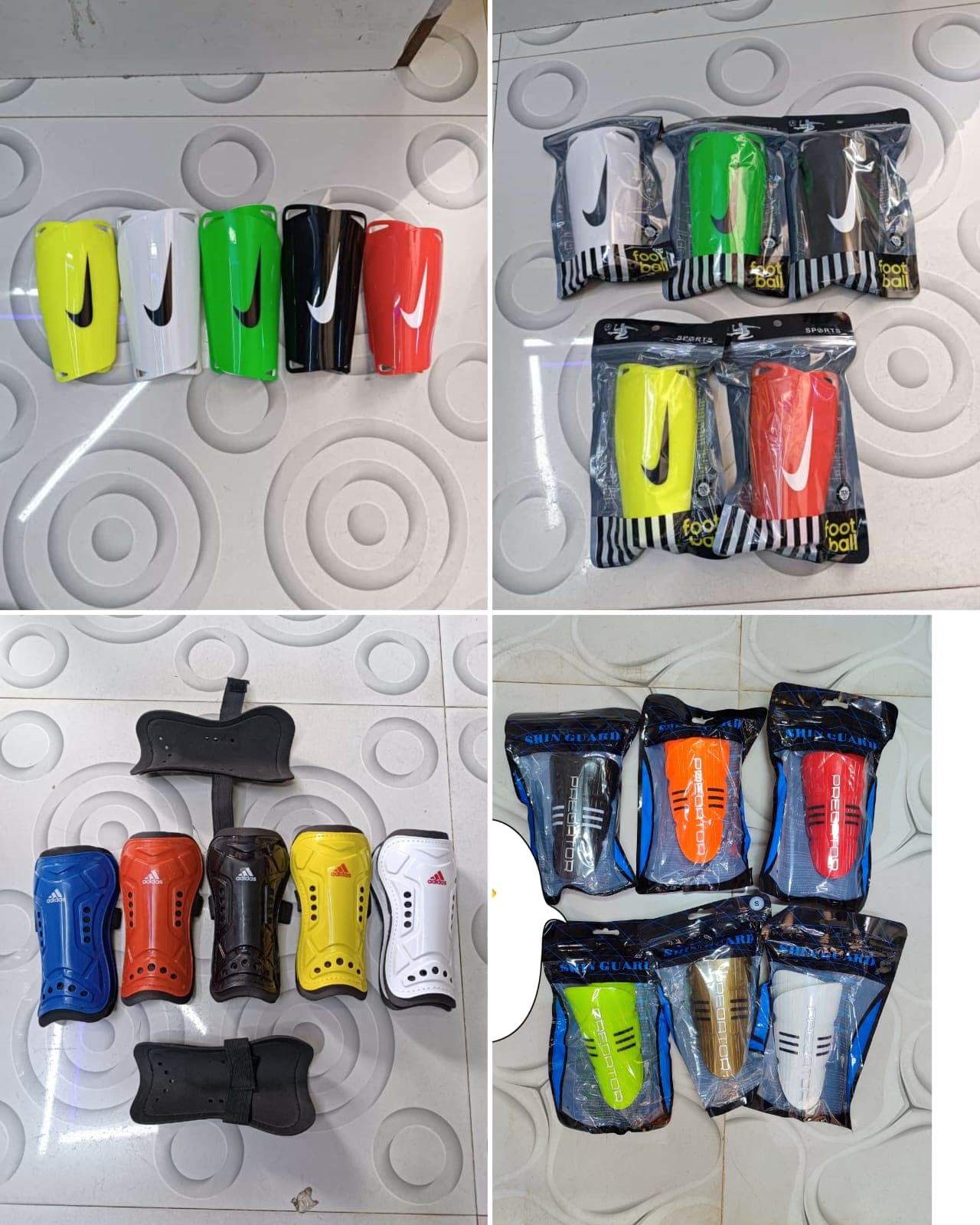 Shinguards for football