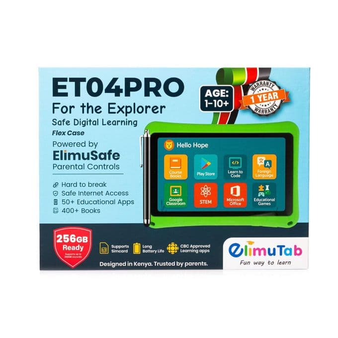 Elimu tab ET04 Pro Kids Tablet 7” WiFi, 3GB RAM +32 GB Storage gallery 2