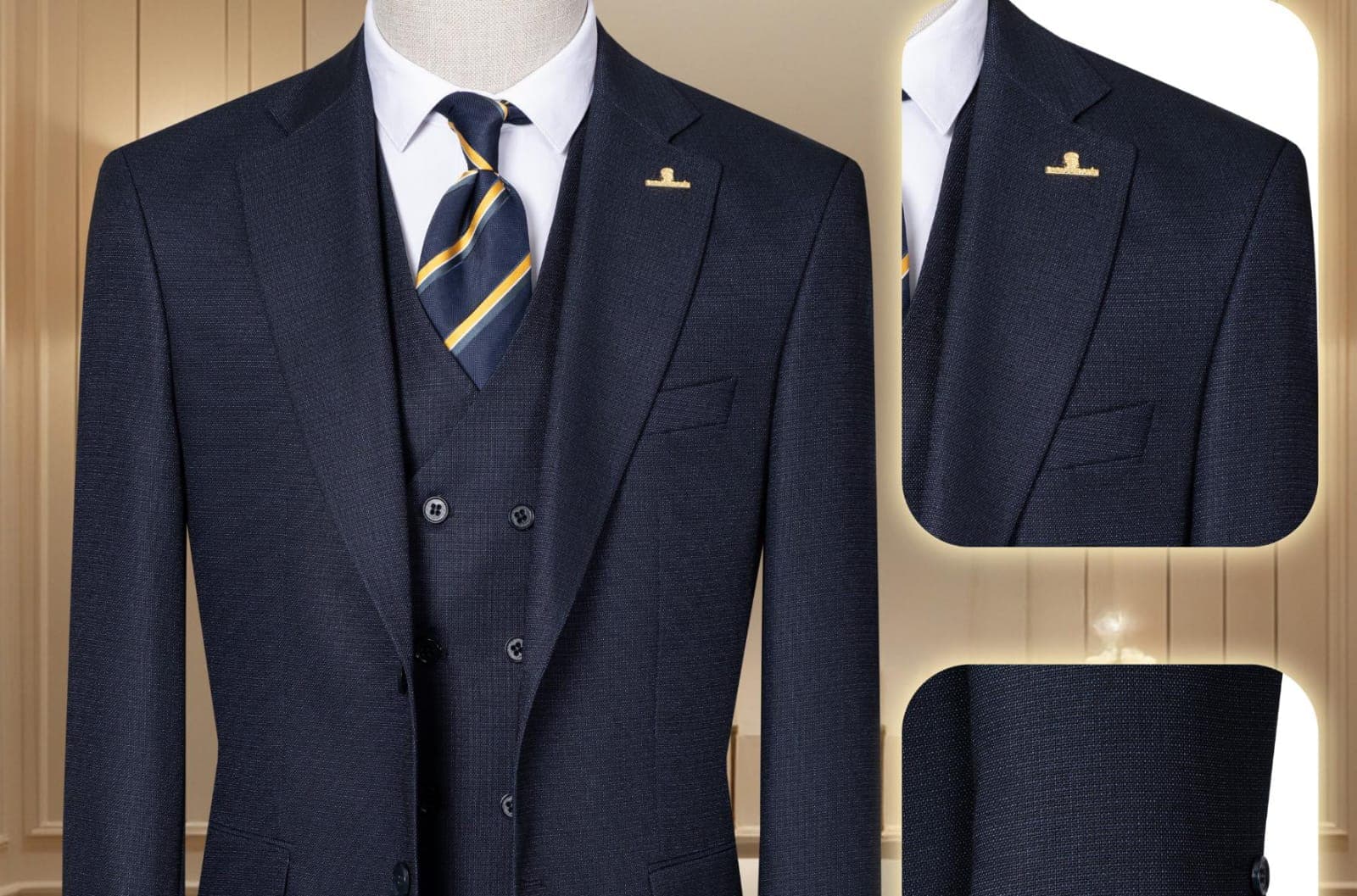Turkish premium quality 3piece suit-(size 46-58) gallery 5