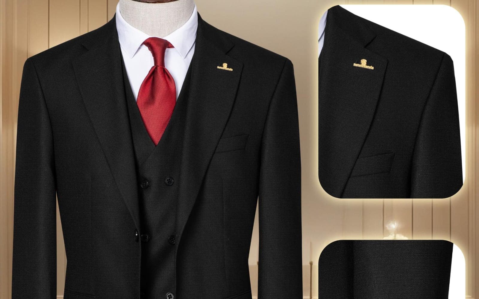 Turkish premium quality 3piece suit-(size 46-58) gallery 8