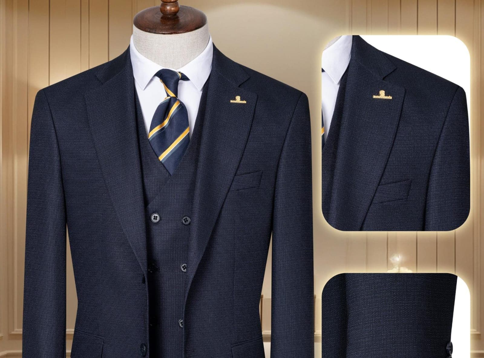 Turkish premium quality 3piece suit-(size 46-58) gallery 16