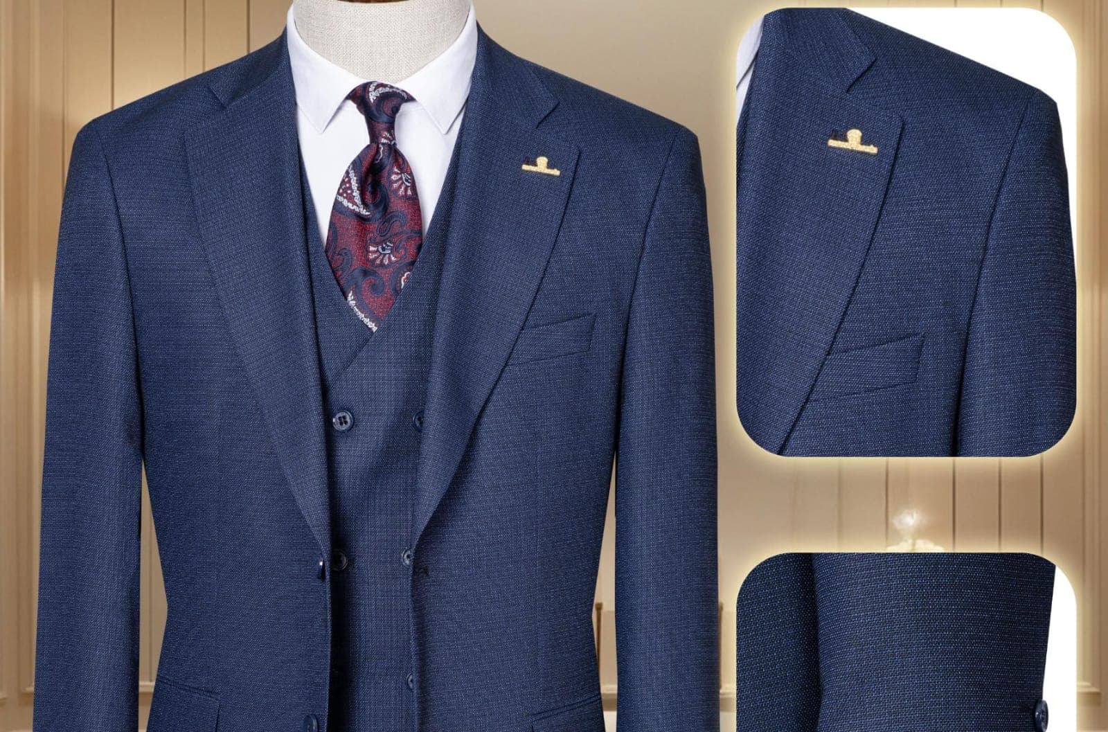 Turkish premium quality 3piece suit-(size 46-58) gallery 17