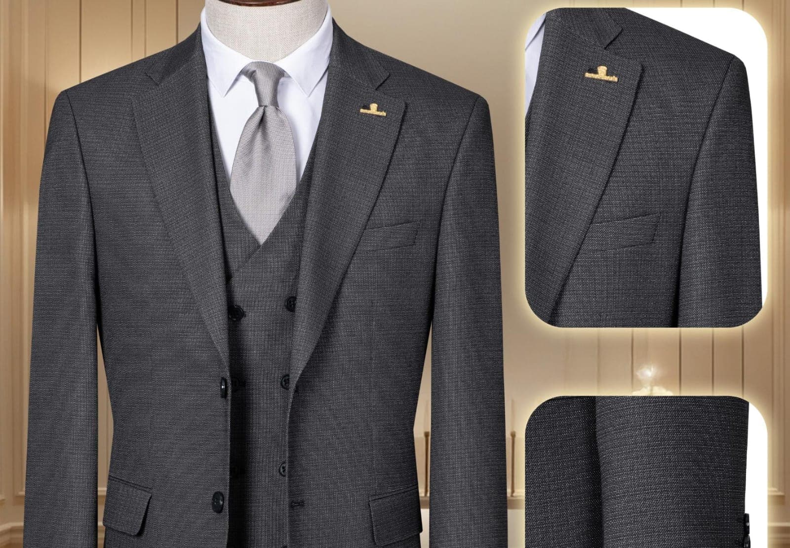 Turkish premium quality 3piece suit-(size 46-58) gallery 18