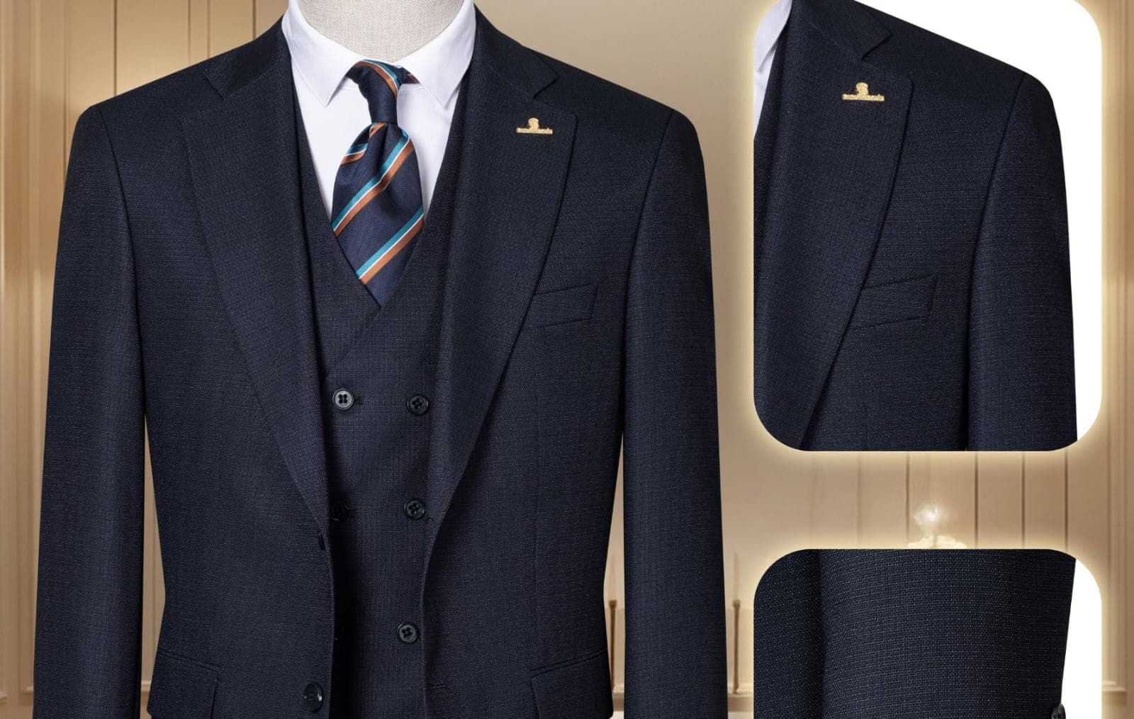 Turkish premium quality 3piece suit-(size 46-58) gallery 20