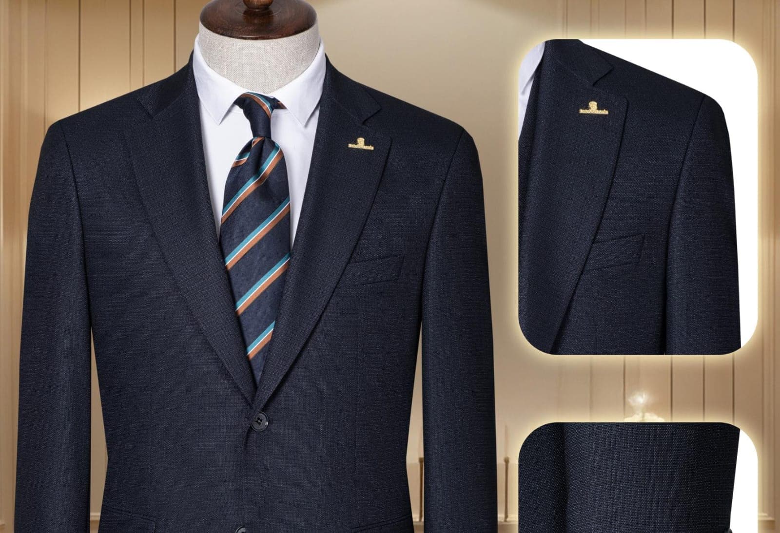 Quality premium men's Turkish 2 piece suit-9size (42-58) gallery 6